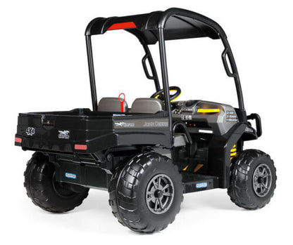 Peg Perego John Deere Gator XUV in Sleek Midnight Black - 12-Volt Battery-Powered Ride-On Vehicle