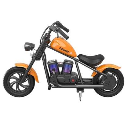 24V Children's Boys Ride On Motorbike Chopper Bicycle 160W Engine 10MPH Velocity, Distance Tracker, Mist