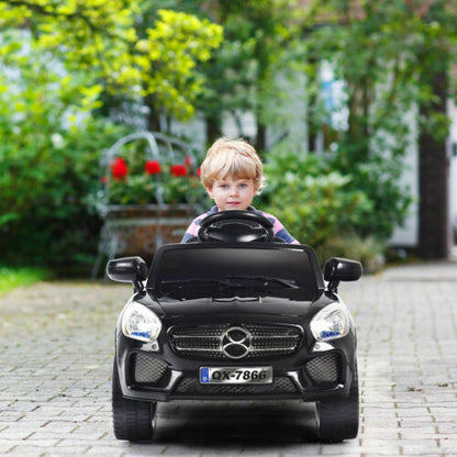 HoneyJoy 6V Kids Ride On Car with RC Remote Control, Battery Powered and LED Lights