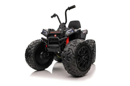 24V Children's Electric ATV Ride-On Toy, Rubber Tires, Hand Accelerator, Music Player, LED Illumination