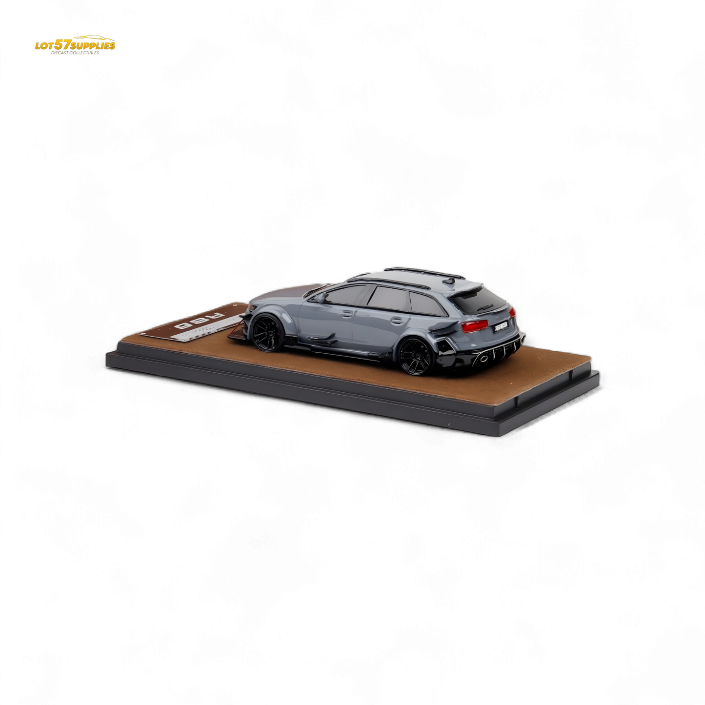Qidian Model Audi RS6 Avant C7 Cement Grey 1:64