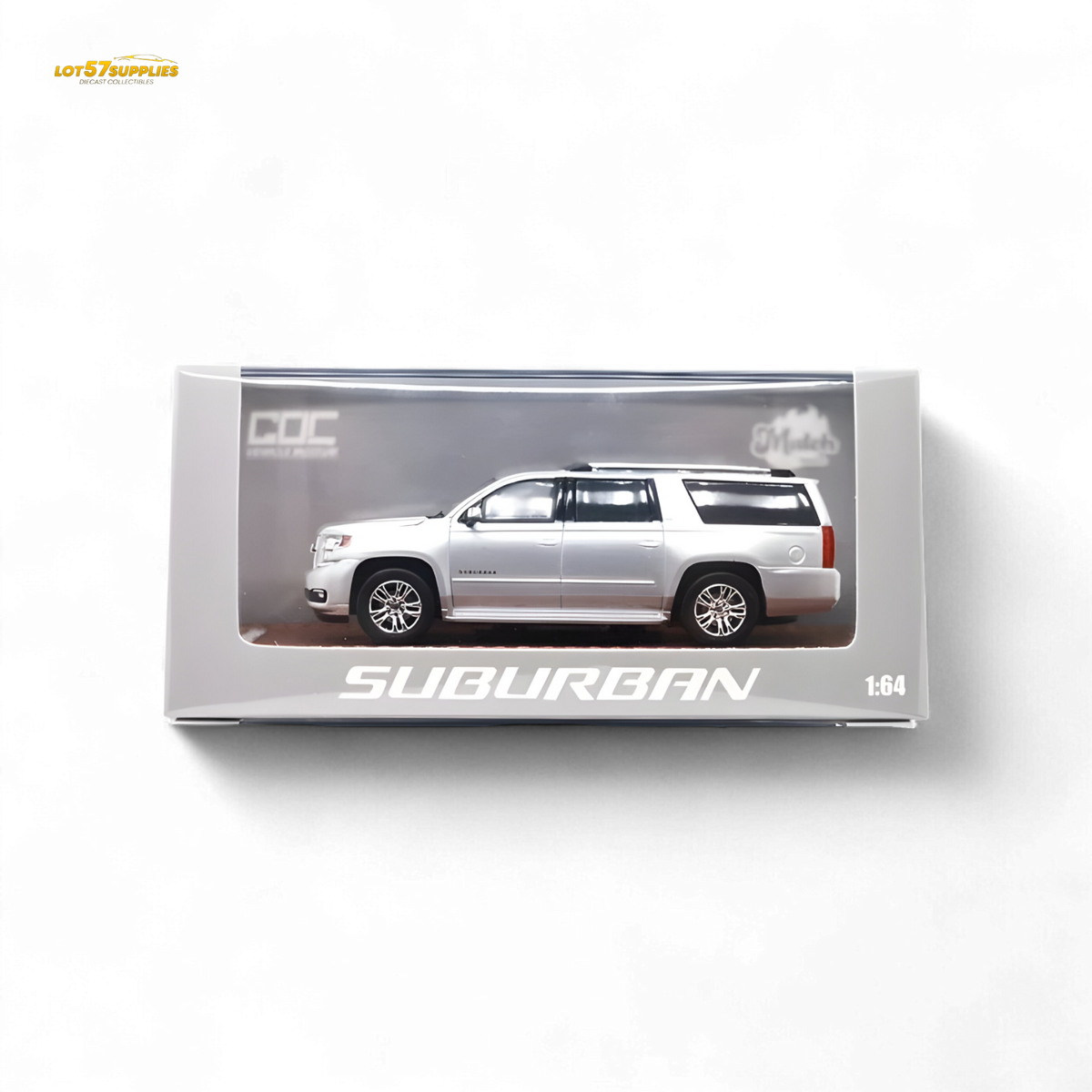 GOC Chevrolet Suburban 2015 Silver 1:64