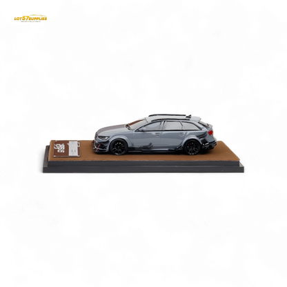 Qidian Model Audi RS6 Avant C7 Cement Grey 1:64