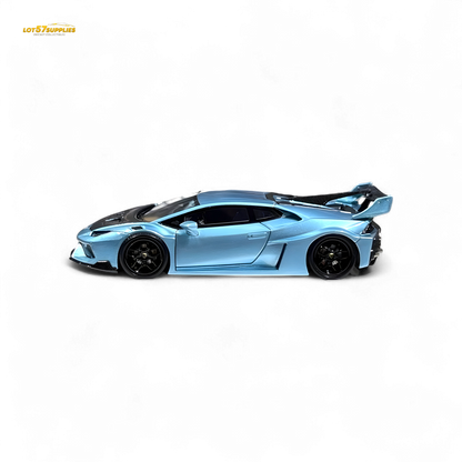 Flame Lamborghini Huracan LP610-4 ICE BLUE 1:64