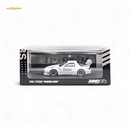 INNO64 Mazda RX-7 FC3S Pandem Aero White 1:64