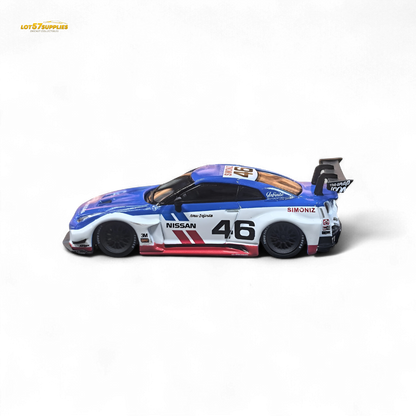 MC LB GTR R35 GT - BRE White Blue Top Livery 1:64