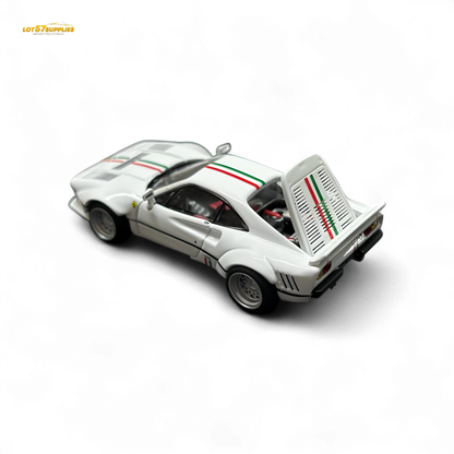 Hone Model 64 288GTO Wide-Body Latte Art White 1:64