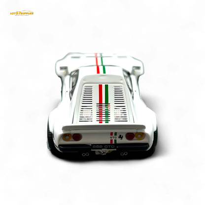Hone Model 64 288GTO Wide-Body Latte Art White 1:64