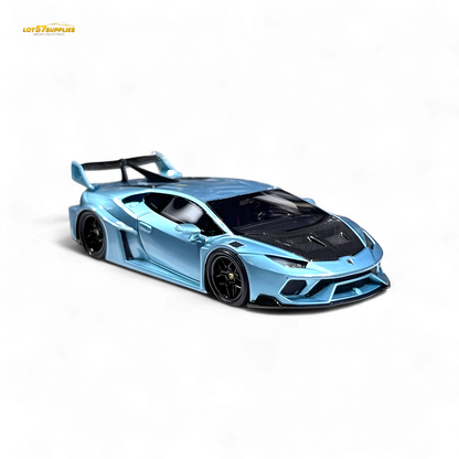 Flame Lamborghini Huracan LP610-4 ICE BLUE 1:64