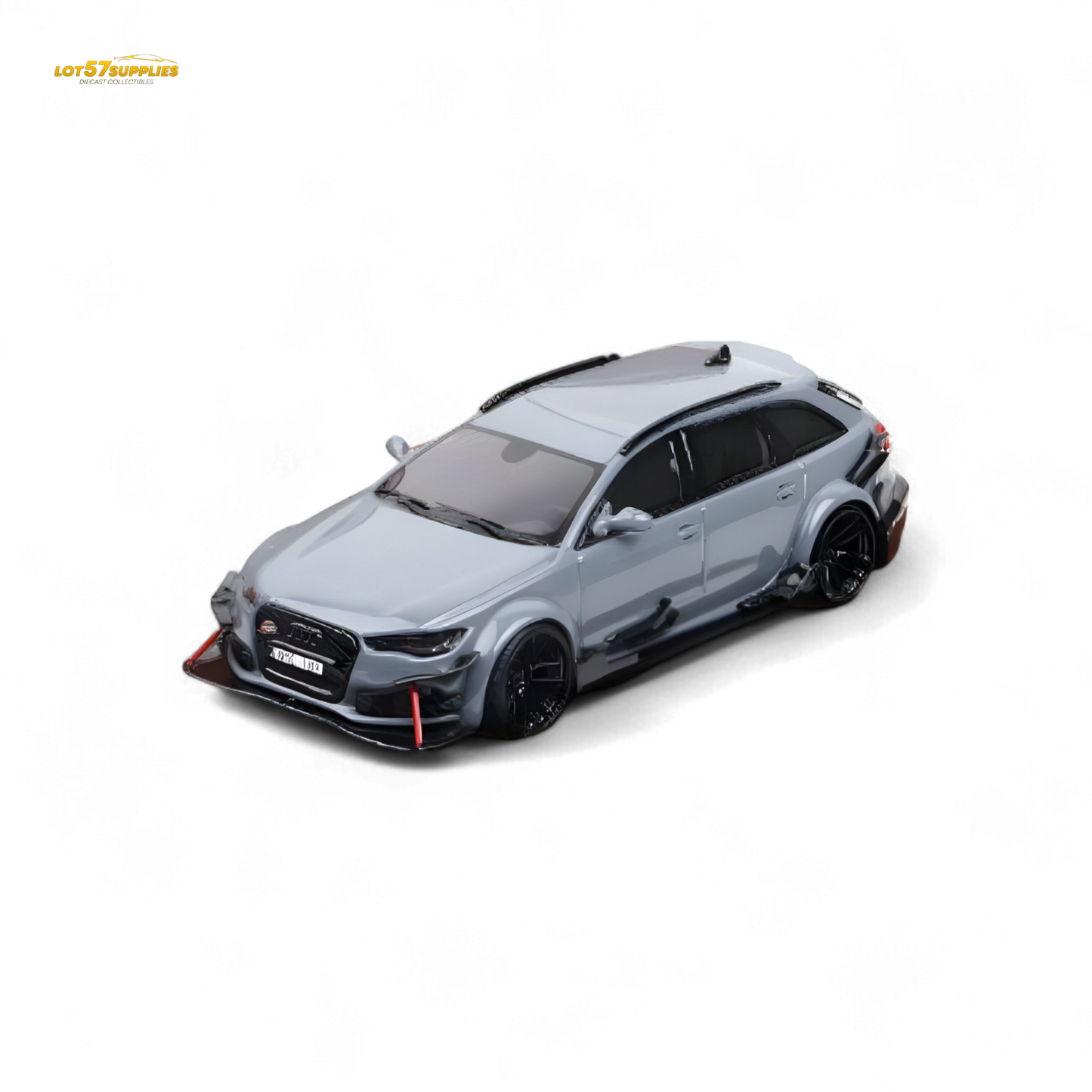 Qidian Model Audi RS6 Avant C7 Cement Grey 1:64