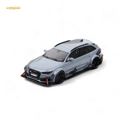 Qidian Model Audi RS6 Avant C7 Cement Grey 1:64