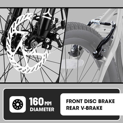 20-Inch 7-Speed Kids’ Mountain Bike for Boys and Girls Ages 7-12