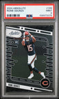 Graded 2024 Panini Absolute Rome Odunze #109 Rookie RC Football Card PSA 9 Mint