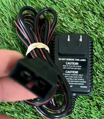 6V Rechargeable Battery and Charger for Toddler Power Wheels Toy, Blue