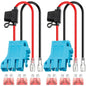 2 Pack 12 AWG Wire Harness Connector Replacement Compatible with Peg System