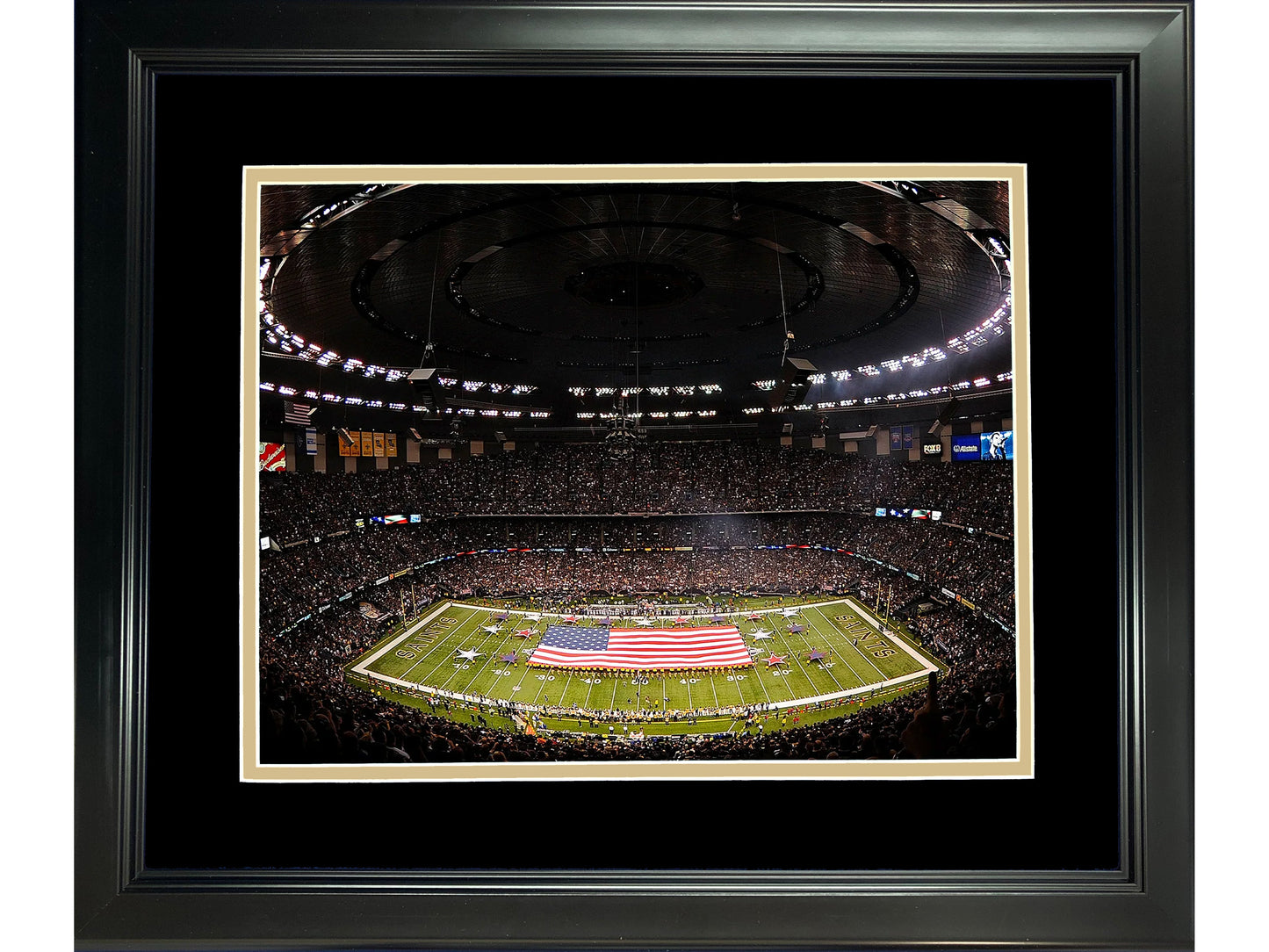 Framed Caesars Superdome New Orleans Saints 11"x14" Football Photo Professionally Matted