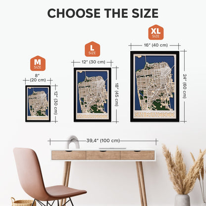 3D City Map San Francisco