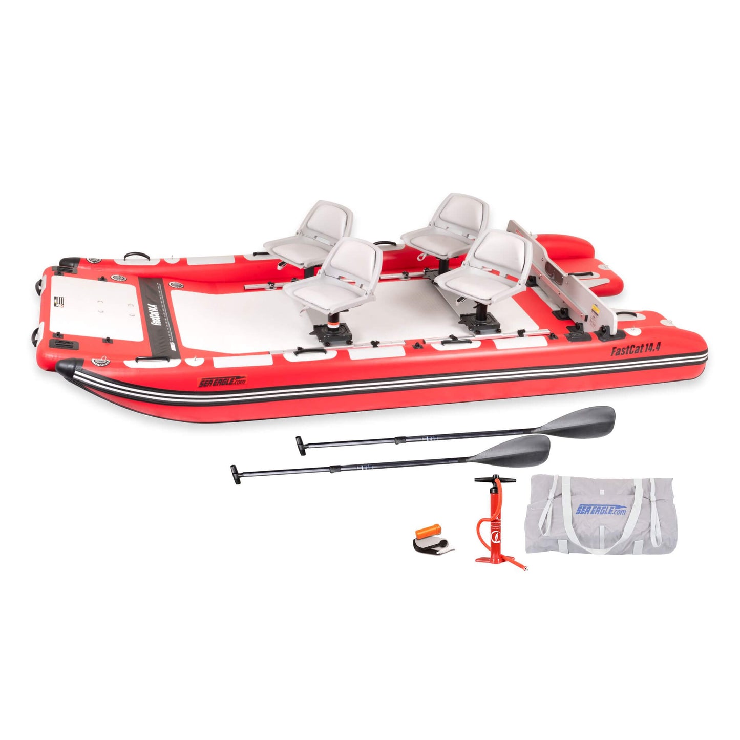 Sea Eagle Boats FastCat14™ Catamaran Inflatable Boat, 14FT [FASTCAT14K] (SAK43210)