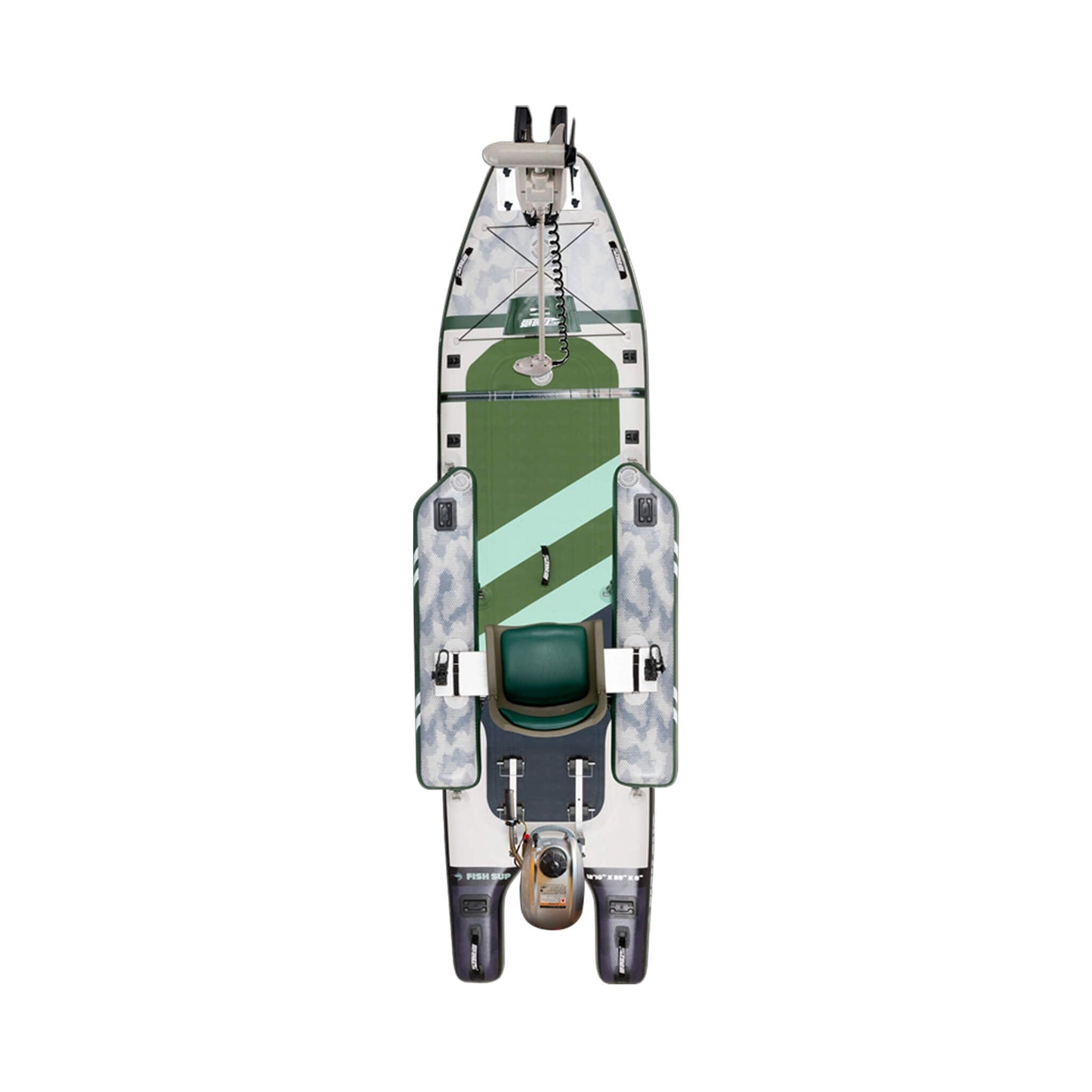 Sea Eagle FS1210 FishSUP 1-Person Inflatable Fishing Stand-Up Paddleboard [FS1210K] (SAK79218)
