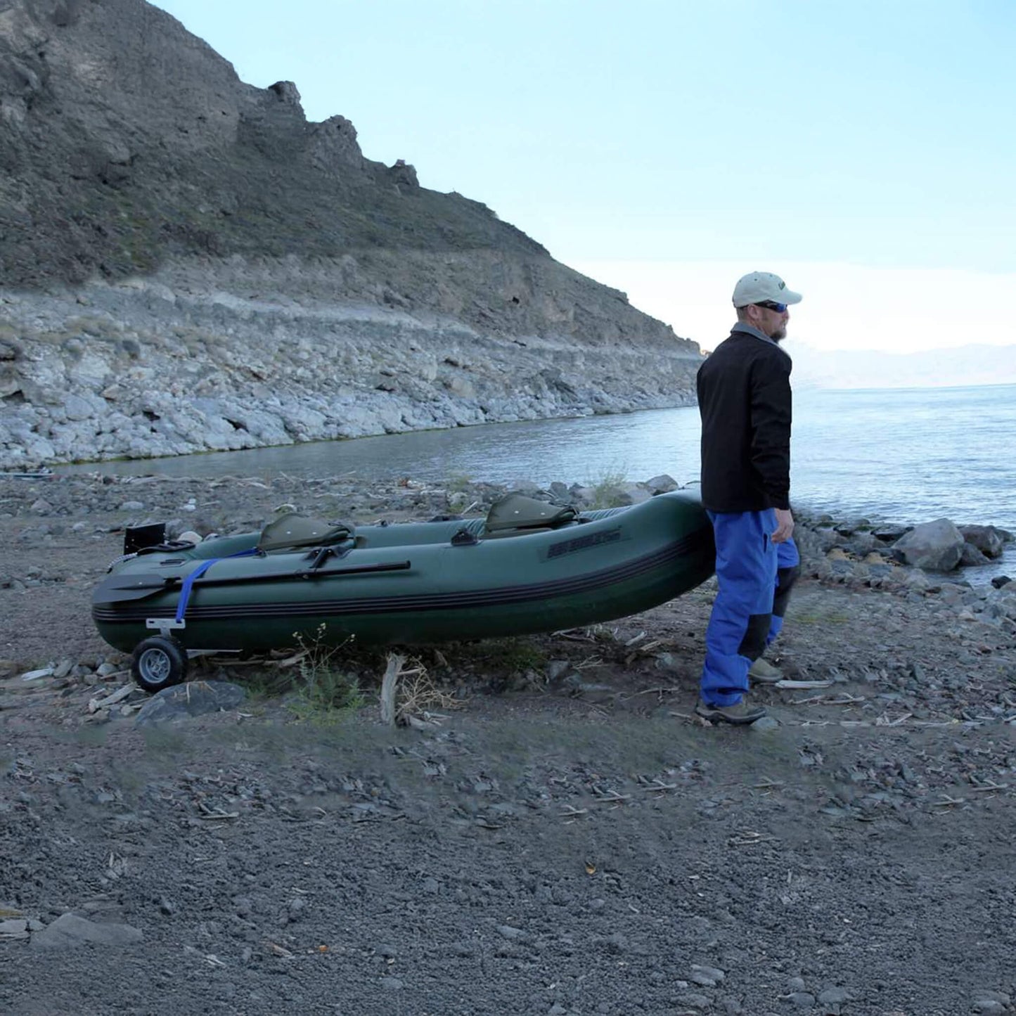 Sea Eagle STS10 Stealth Stalker Frameless Inflatable Fishing Boat, 10FT [STS10K] (SAK59314)