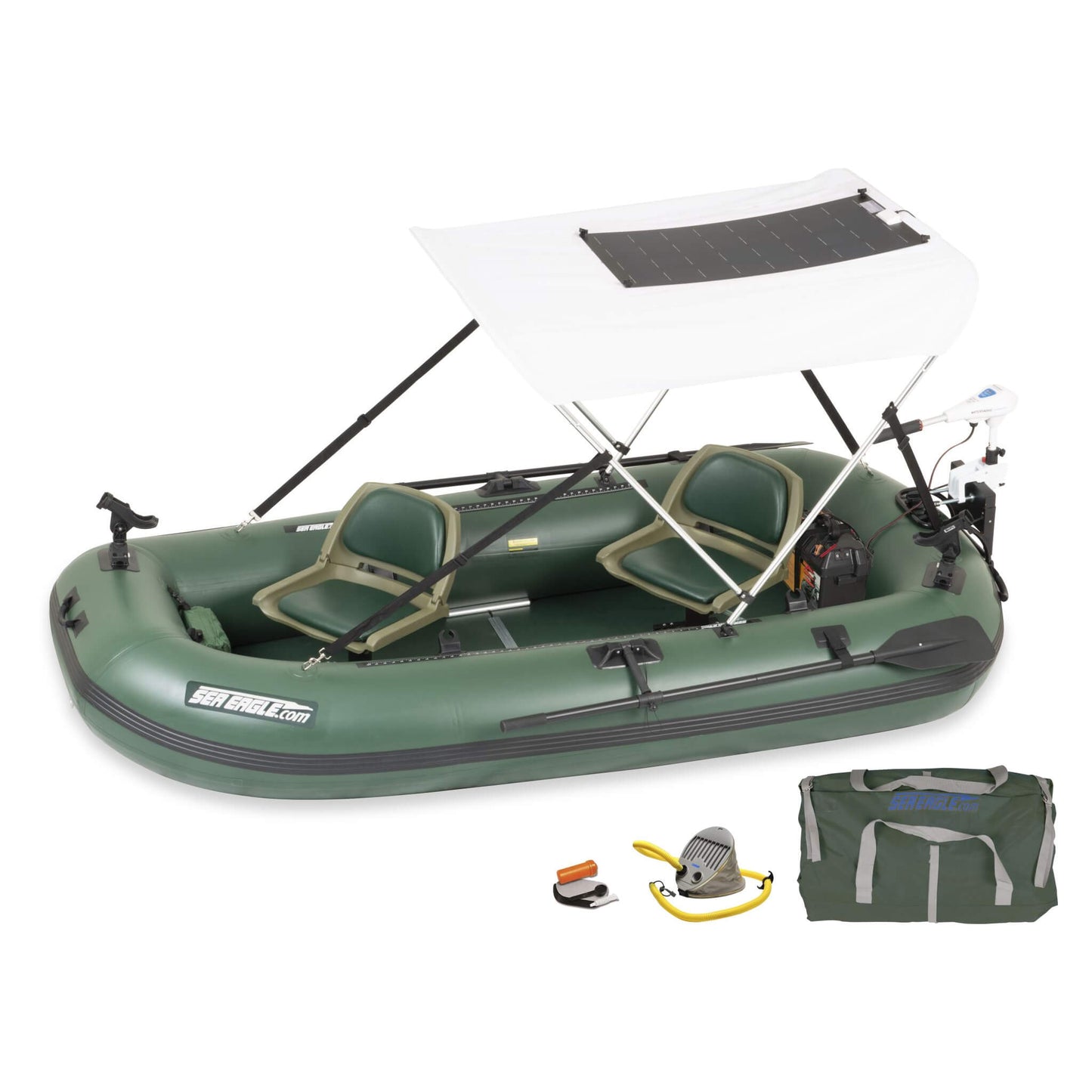 Sea Eagle STS10 Stealth Stalker Frameless Inflatable Fishing Boat, 10FT [STS10K] (SAK59314)