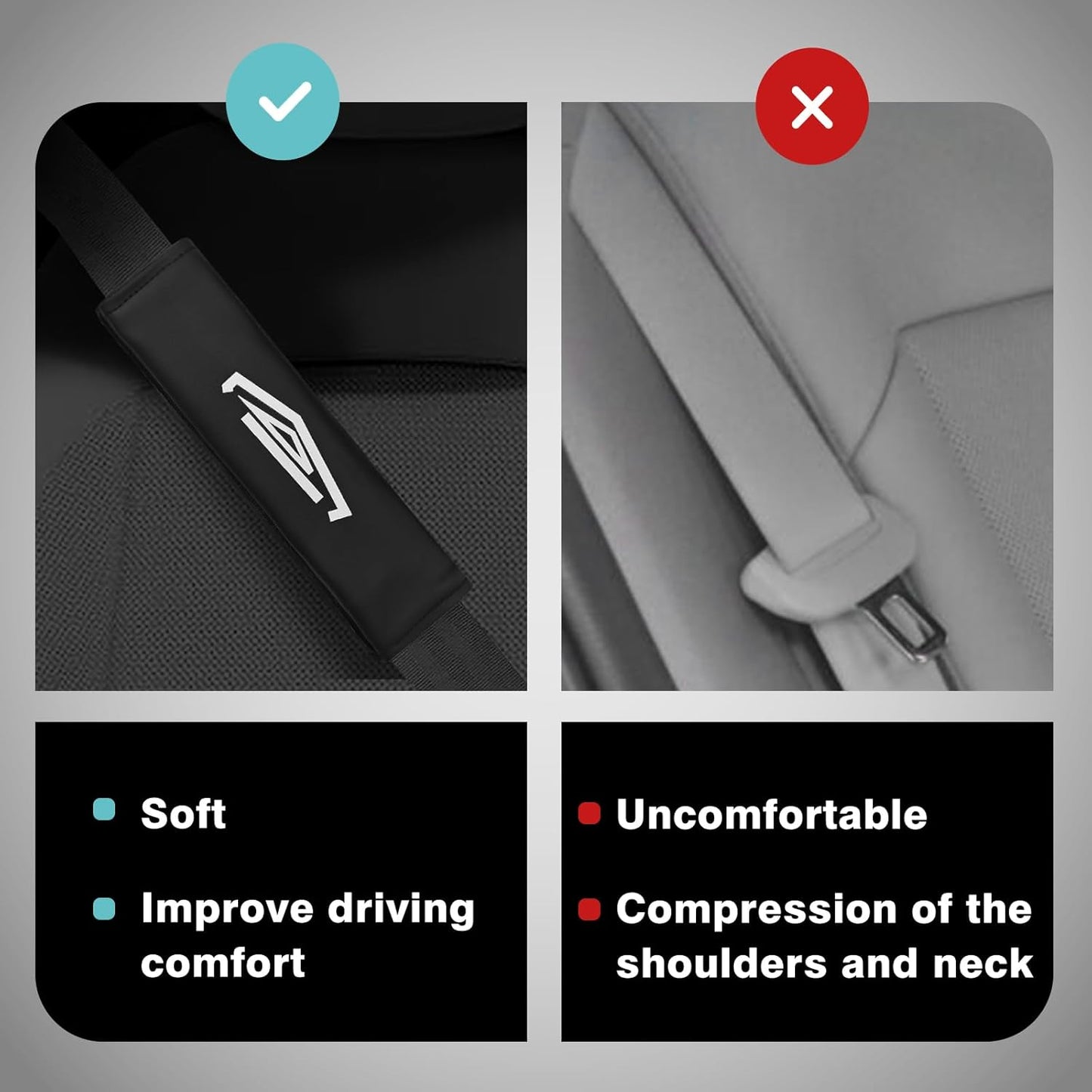 Seat Belt Pads for Cybertruck (2 PCS)