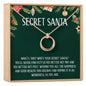 Secret Santa Gift Linked Circles Necklace