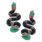 Seed Beaded Snake Earrings