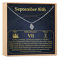 September 16th Virgo Necklace