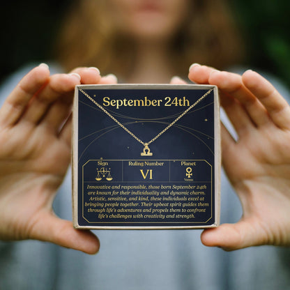 September 24th Libra Necklace