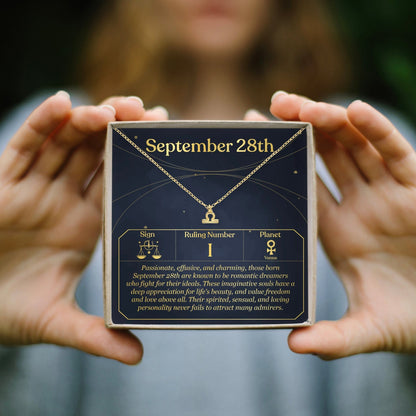 September 28th Libra Necklace