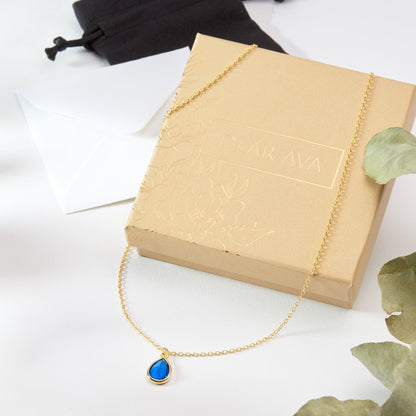 September Birthday Gemstone Necklace