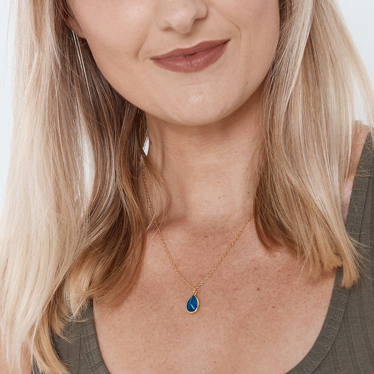 September Birthday Gemstone Necklace