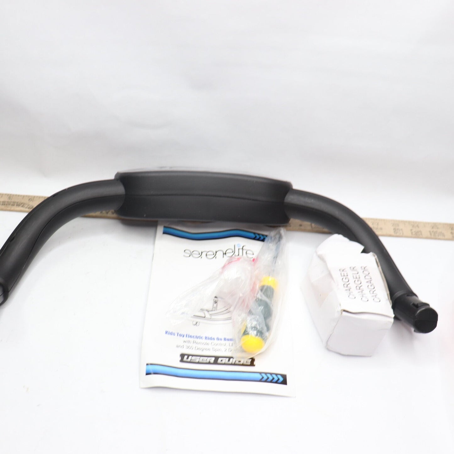 Kids Car Bumper Backrest Replacement Black 17.7"L x 7.1"W x 9.1"H