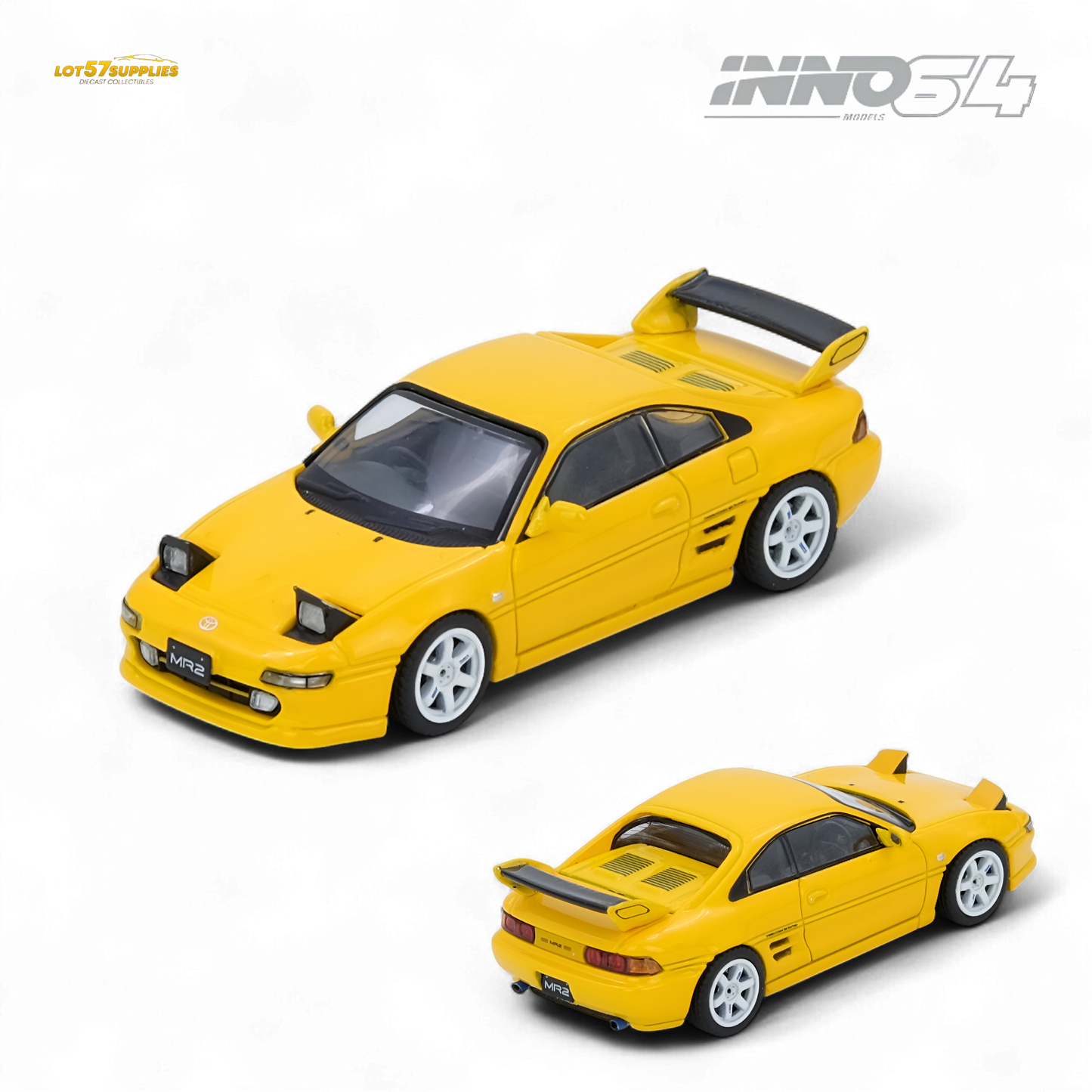INNO64 MR2 SW20 Yellow 1:64