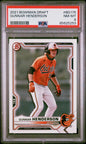 Graded 2021 Topps Bowman Draft Gunnar Henderson #BD175 Rookie RC Baseball Card PSA 8 Near Mint