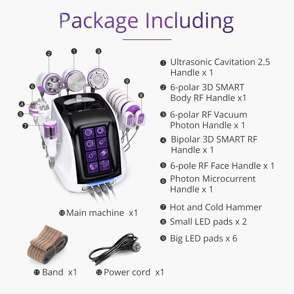 Shape Tactics 40K Cavitation RF Microcurrent Hot & Cold Therapy System