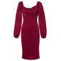 Off Shoulder Lantern Sleeve Dress