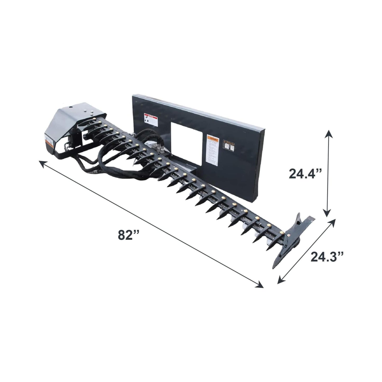 Heavy-Duty 72-Inch Sickle Bar Mower Skid Steer Loader Attachment (SAK81490)