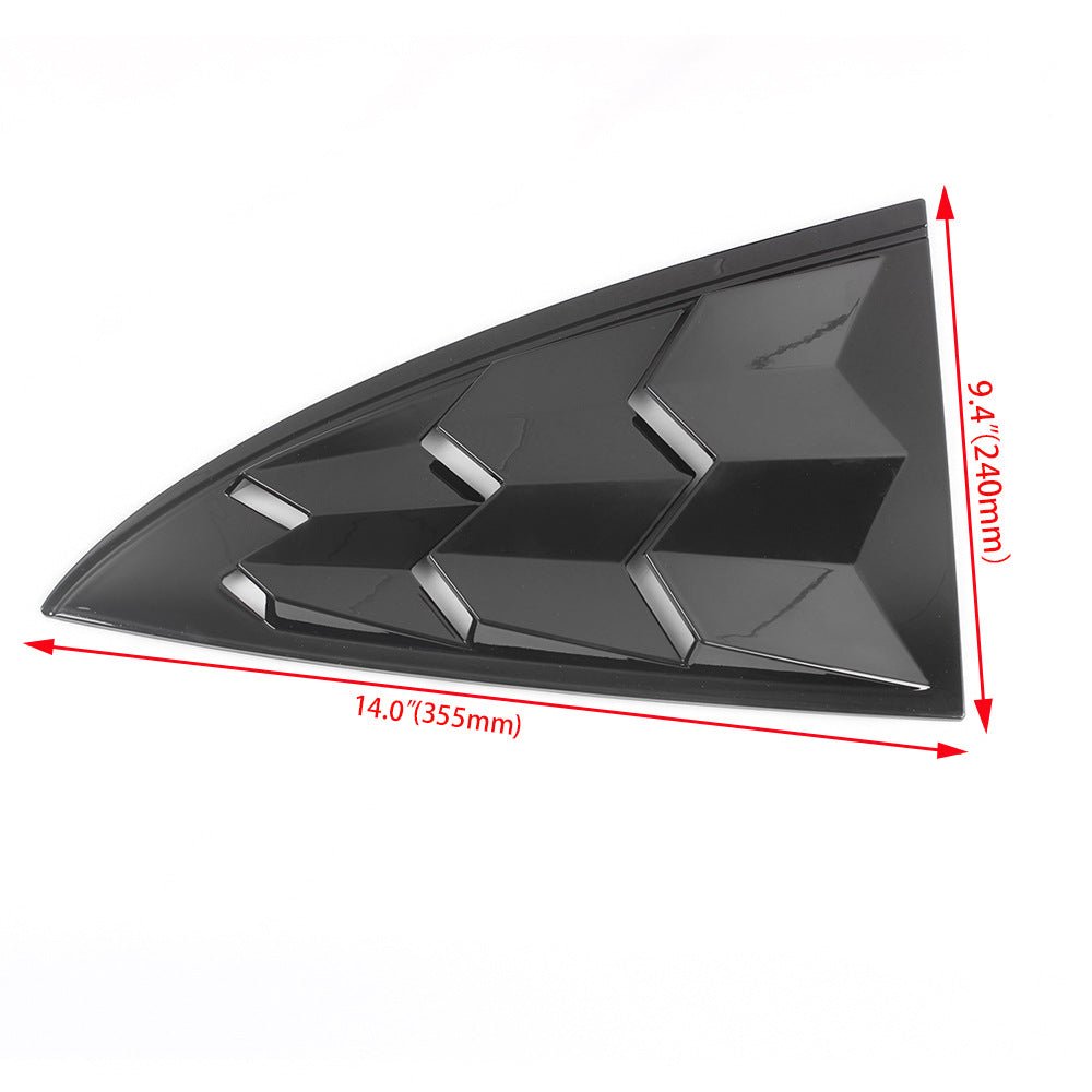 Rear Side Window Louvers Trim for Tesla Model 3 [2 PCS]