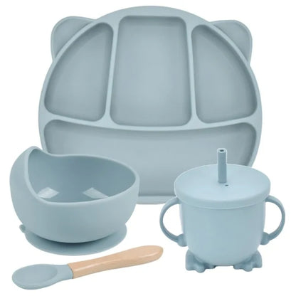 Silicone Baby Feeding Spoon Set - # BAGE21110006