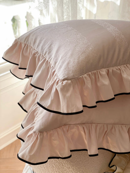 Silky Ruffle Pillowcases