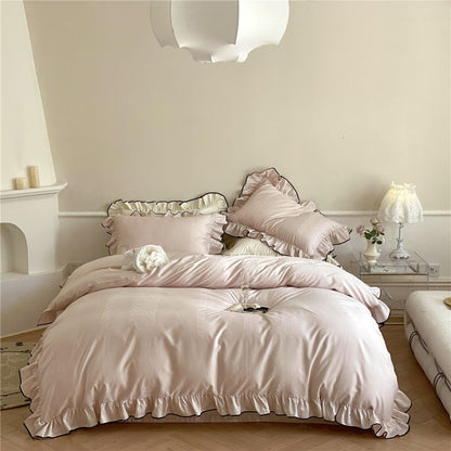 Silky Ruffle Pillowcases