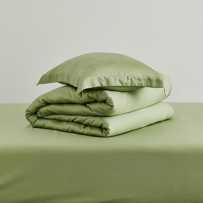 Silky Solid Tencel Bedding Set / Blue