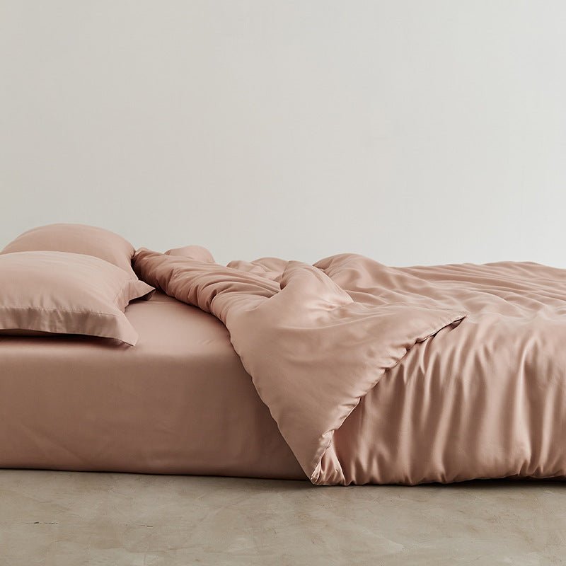 Silky Solid Tencel Bedding Set / Blue