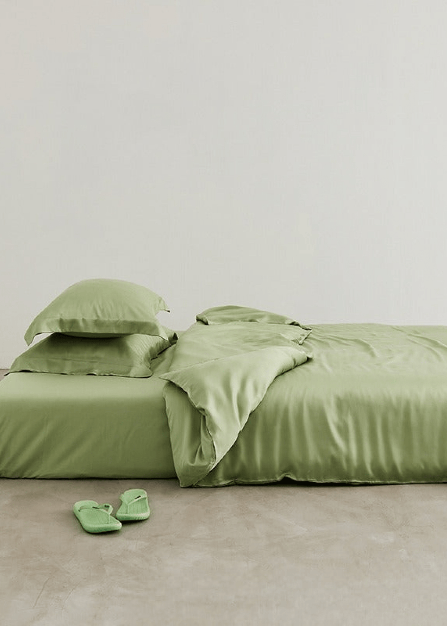 Silky Solid Tencel Bedding Set / Pink