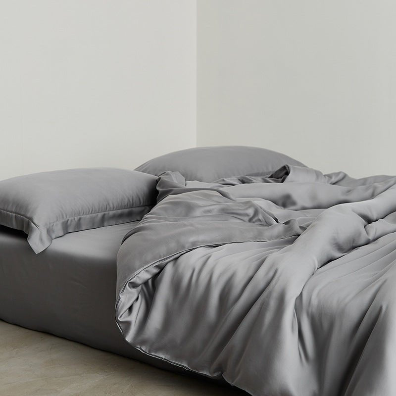 Silky Solid Tencel Bedding Set / Pink