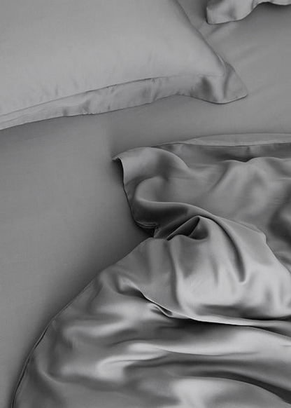 Silky Solid Tencel Bedding Set / Pink