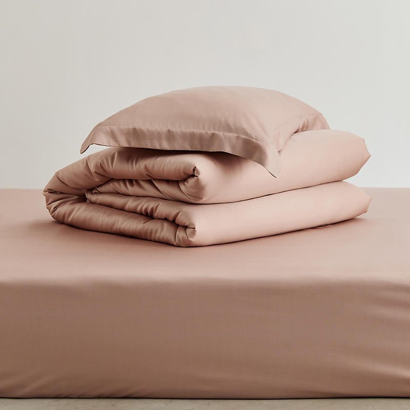 Silky Solid Tencel Bedding Set / Pink