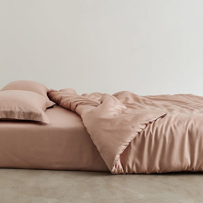 Silky Solid Tencel Bedding Set / Pink